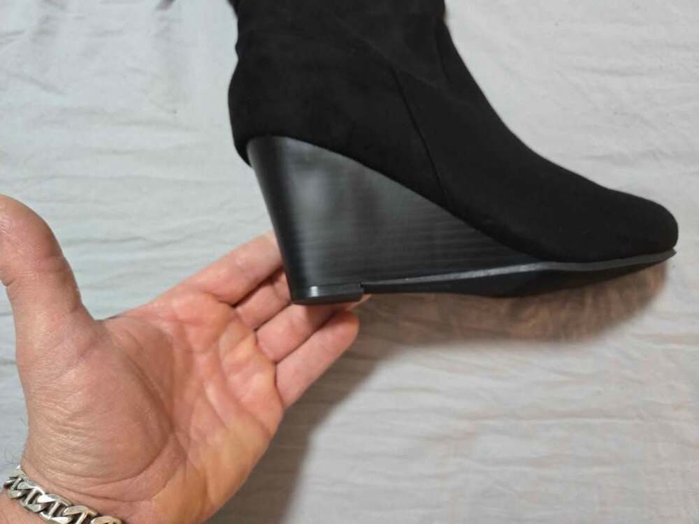 NEW!! Journee Collection Haze Wedge Calf/Knee High Boots - Women's Size 8.5 - Picture 7 of 8